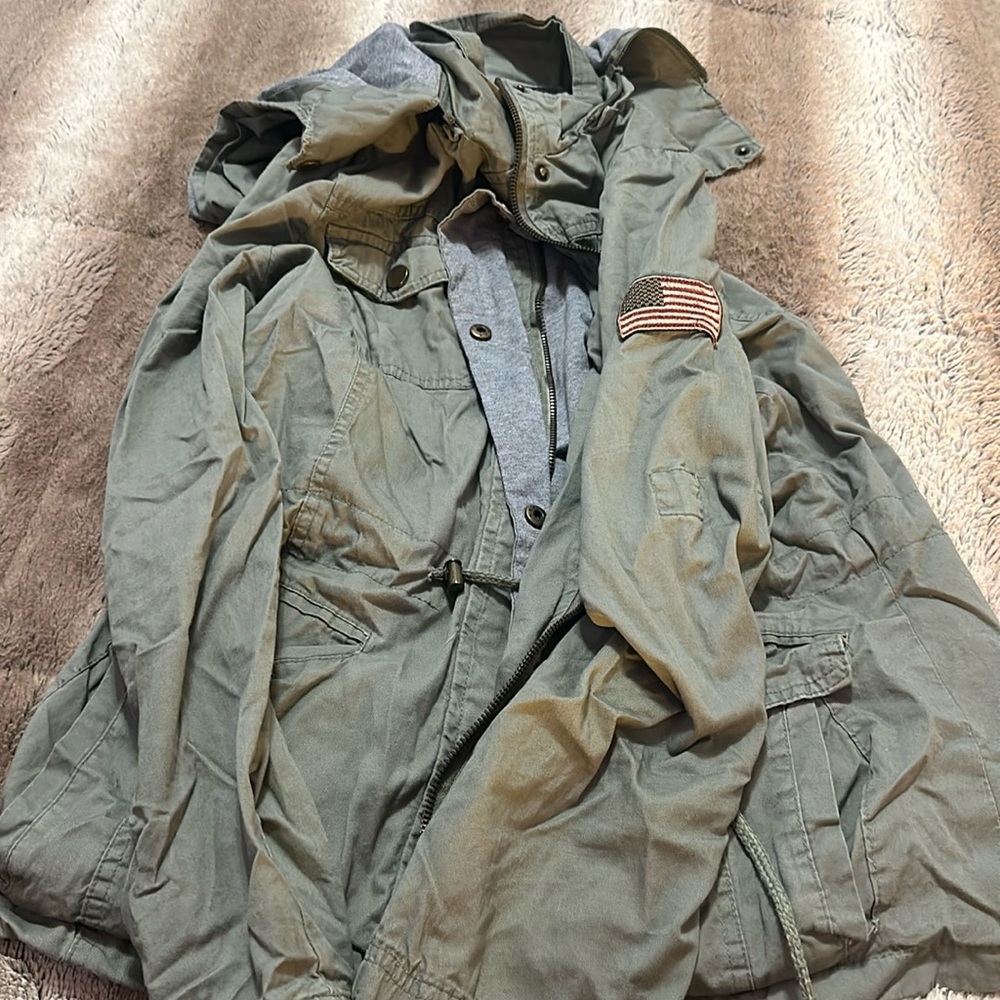 Super cute womens cargo/military style jacket